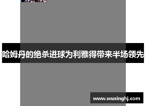 哈姆丹的绝杀进球为利雅得带来半场领先